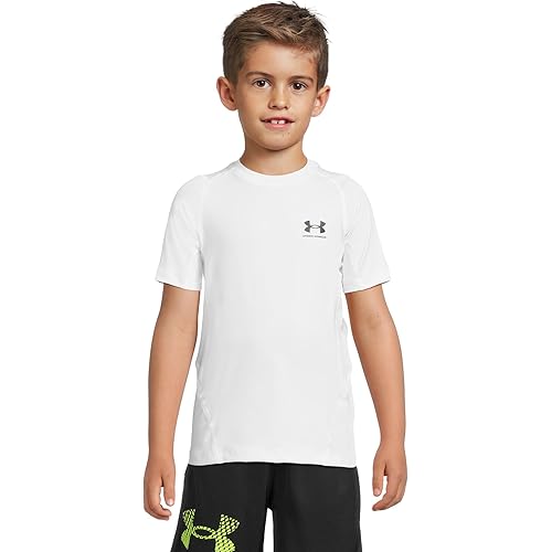 Under Armour Boys HeatGear Armour Short-Sleeve T-Shirt
