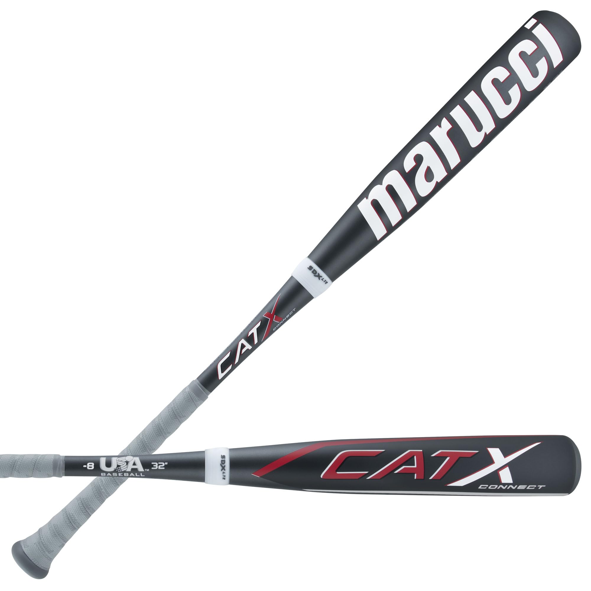 MARUCCI CATX Connect USA Aluminum Baseball BAT, 2 5/8" Barrel, (5, 8