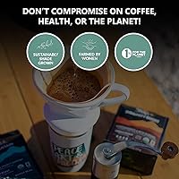 Vista 8 de Peak State Café de grano entero BRAIN SUSTAIN - Tueste oscuro - Café de seta Lion's Mane - Sin moho, sin micotoxinas, orgánico, sin OMG, bajo