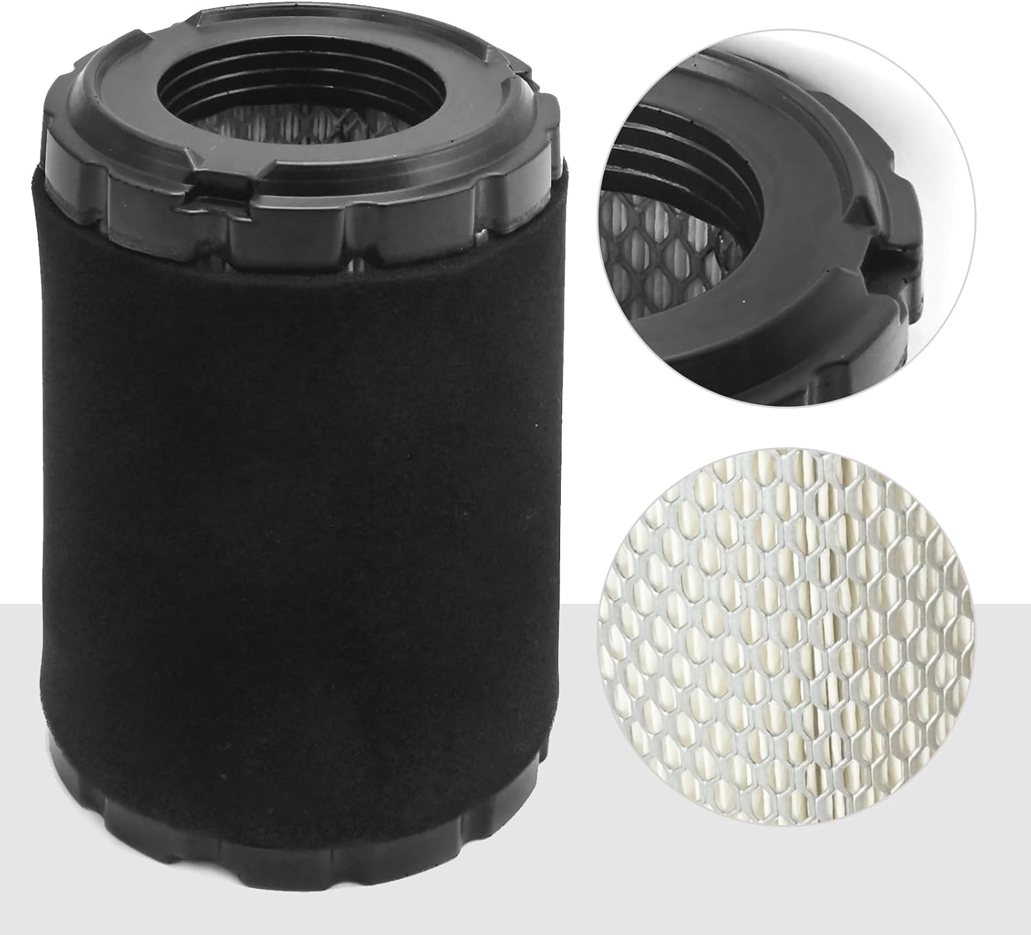 Anxingo 99969-6763 Air Filter & Pre Filter 11029-0034 Replacement for Kawasaki FT730V EFI FT651V FT691V EFI 4-stroke engines, 2PCS