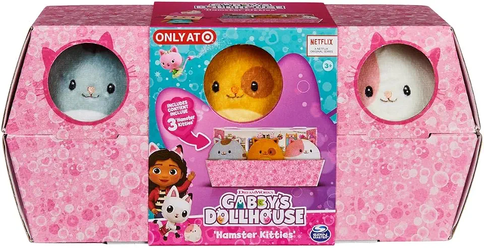 SUNNY, Pelúcia de Hamster, Gabby's Dollhouse, Kitties