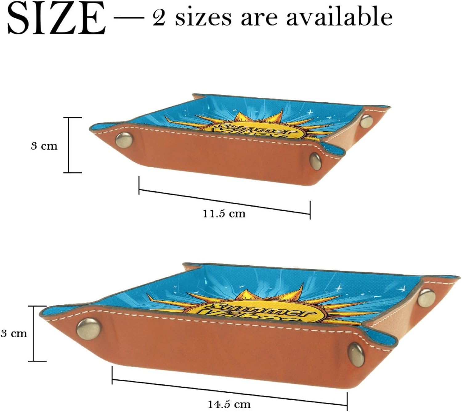 Dice Trays Summer Sun Holder Storage Box for Dice Games Like RPG DND, Microfiber Leather Dice Holder Portable Folding Rolling Dice Tray, 16x16cm image 4