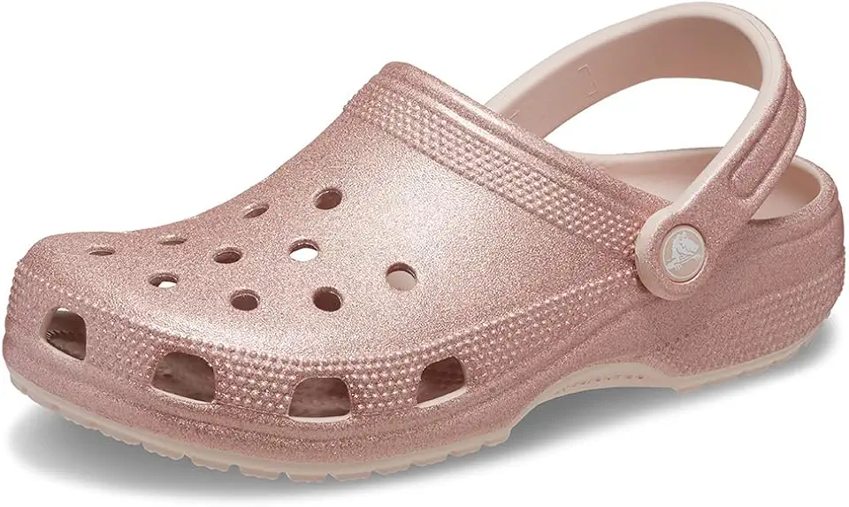 Sandália classic glitter clog