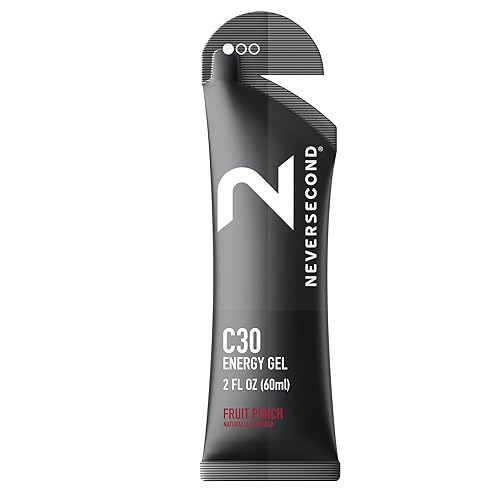 Neversecond Gel energético C30, nutrición e hidratación de rendimiento, gel energético Never2 para ultra triatlones, ciclismo y maratones (sabor a