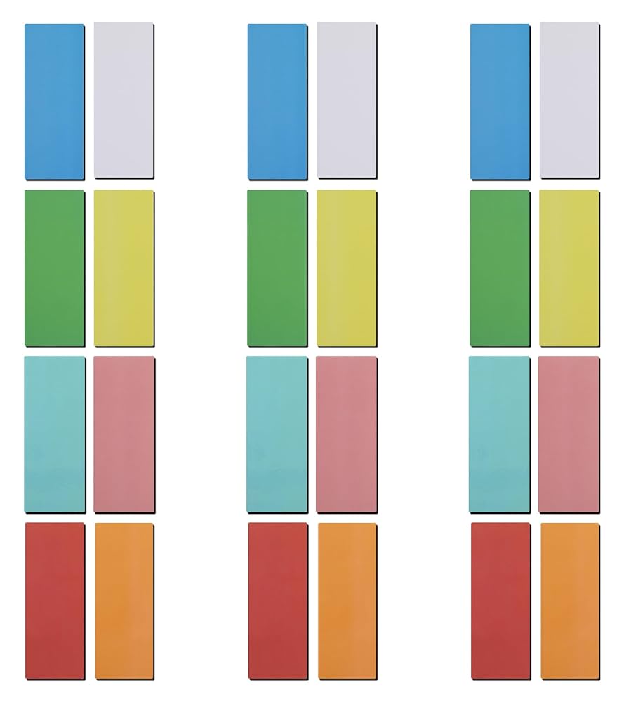 Amazon.co.jp: マグネットシート 両面カラー マグネットラベル