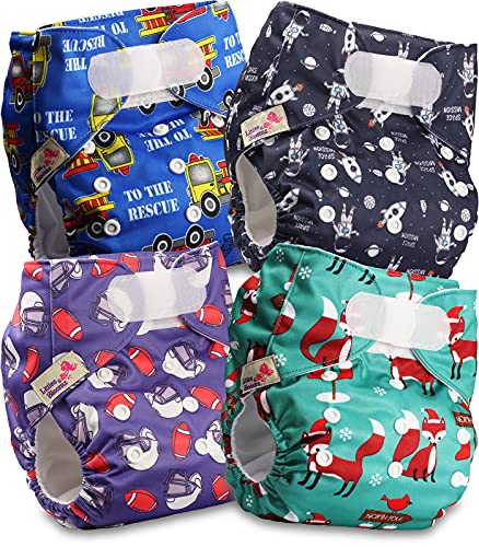 Couches réutilisables bébé Littles & Bloomz FLV2-0406 en textile lavable haut de gamme