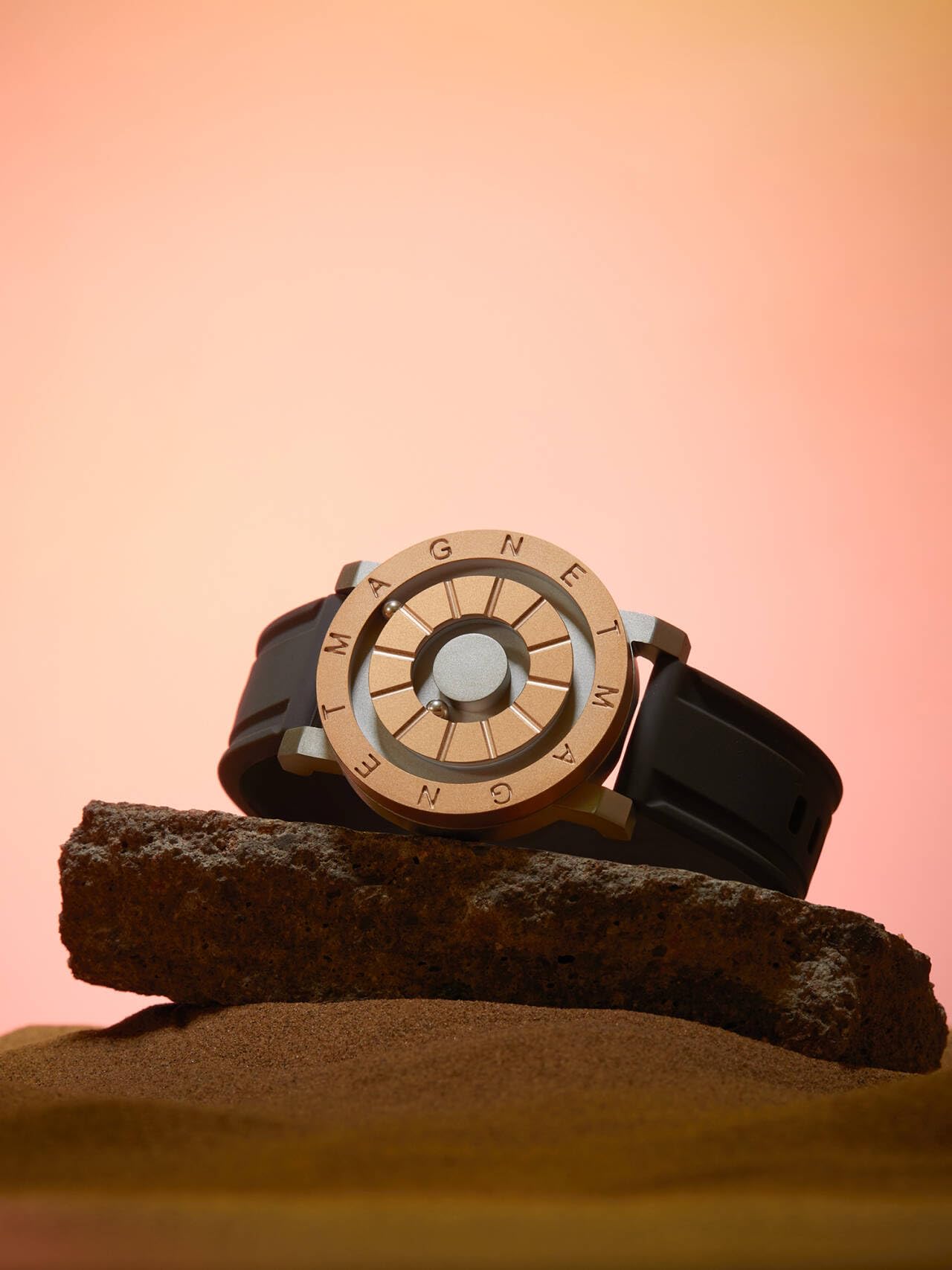 EUTOUR Reloj Hombre Relojes Magnetico Designer Cuarzo Sin Vidrio Rodamiento de Bolas Relojes de Pulsera para Hombres 40mm【2024 Nuevo】