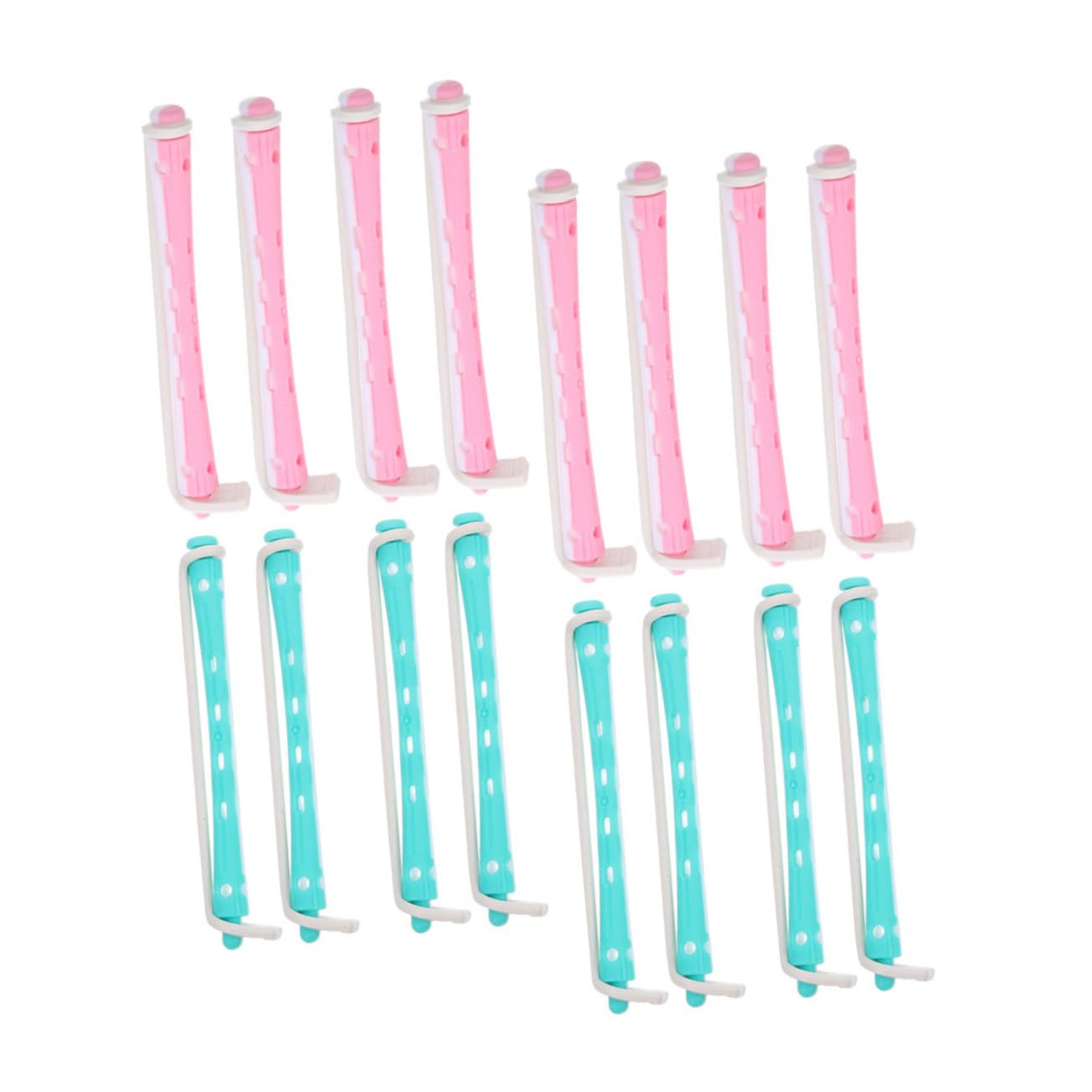 Ipetboom 24pcs Portable Curling Rods Collection for Curls Hair Perm Kit for Women Lightweight Design for Travel and Hair Protection