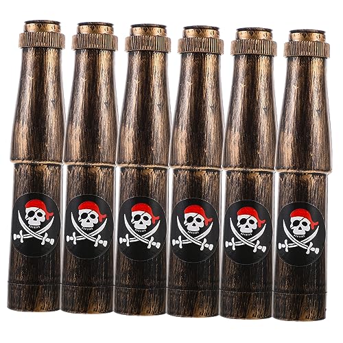 BESPORTBLE 6pcs Portable Pirate Telescope Collapsible for Watching and Themed Parties Festivals