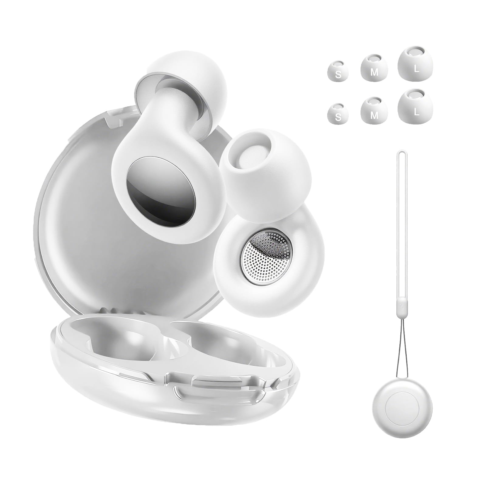 Reduction Earplug Silicone Earplug with Case for Study Hearing Protections Cancelling Ear Plugs Comfortable Cancelling Earplugs