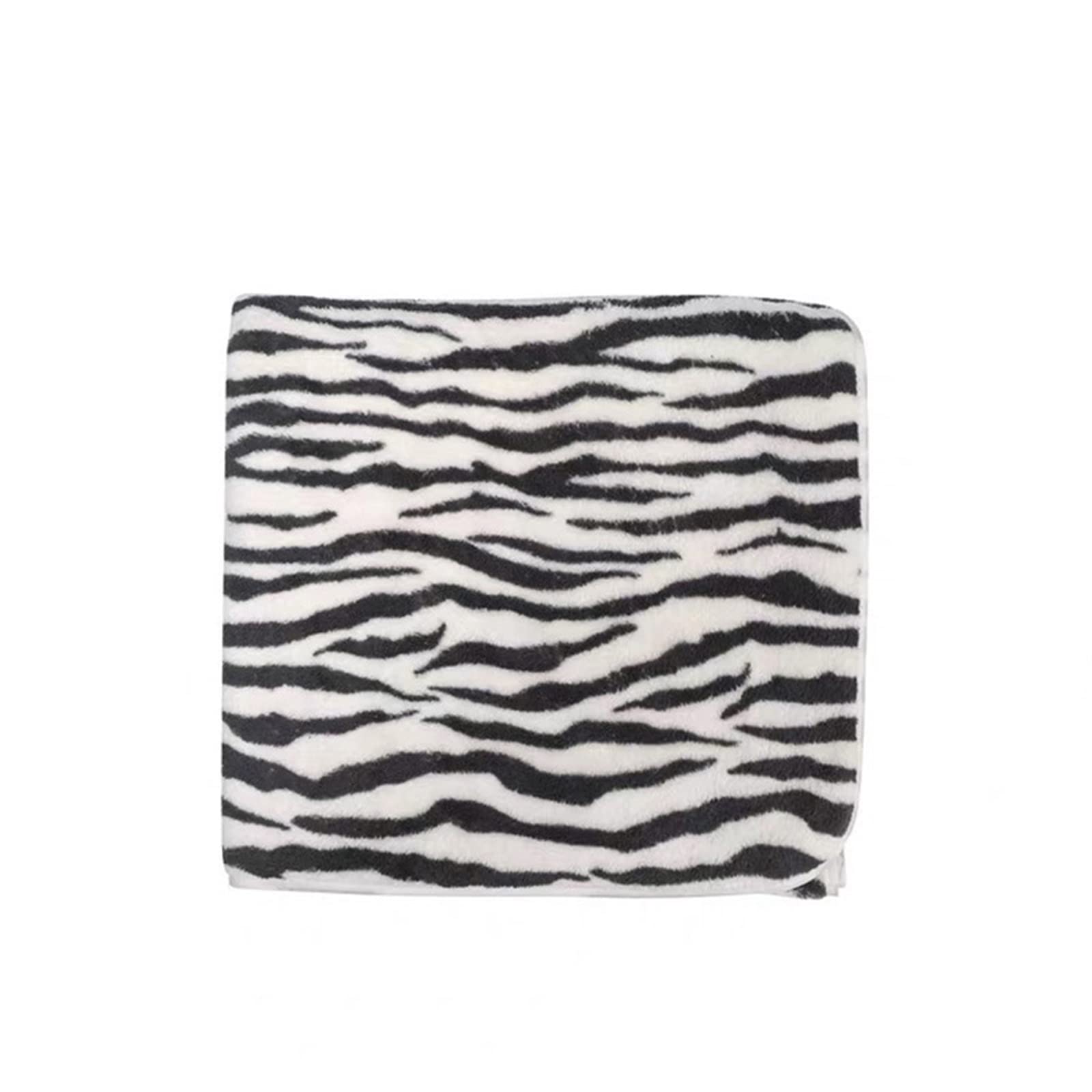 Sábana de baño premium de cebra con tejido súper suave y de alta absorción para el hogar