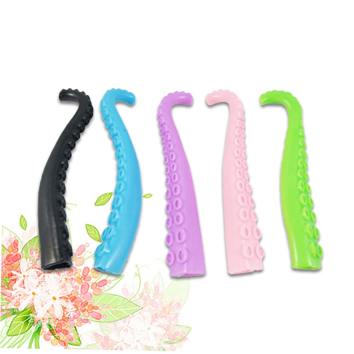 15 Pcs Octopus Tentacles Finger Puppets - Fun Kids Toy for Parties Christmas, Easter - Assorted Colors, As Shownx3pcs, 5pcsx3pcs - Image 4