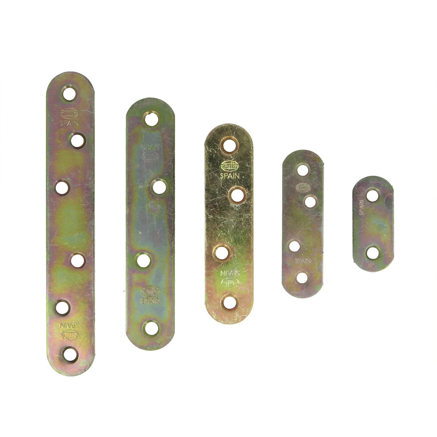 Amig - Pack of 4 Bichromated Steel Reinforcement Plates Mod.2, Multicoloured, 120 x 19 x 2 mm - Image 4