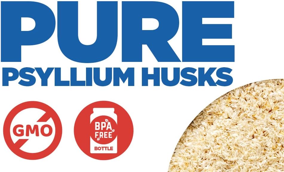 Yerba Prima Psyllium Whole Husk, 1 Bottle 12 oz - Fiber Supplement, Vegan, No Sugar or Artificial Sweeteners, Non GMO, Gluten Free - Image 8