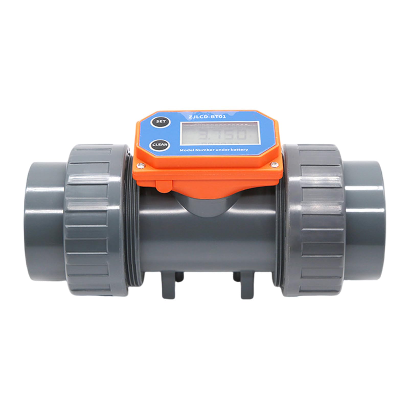 Digital Flow Meter for Irrigation and Liquid in Agricultural Water Environments Various Fluid Concentrations Electronic LCD Display Flow Meter