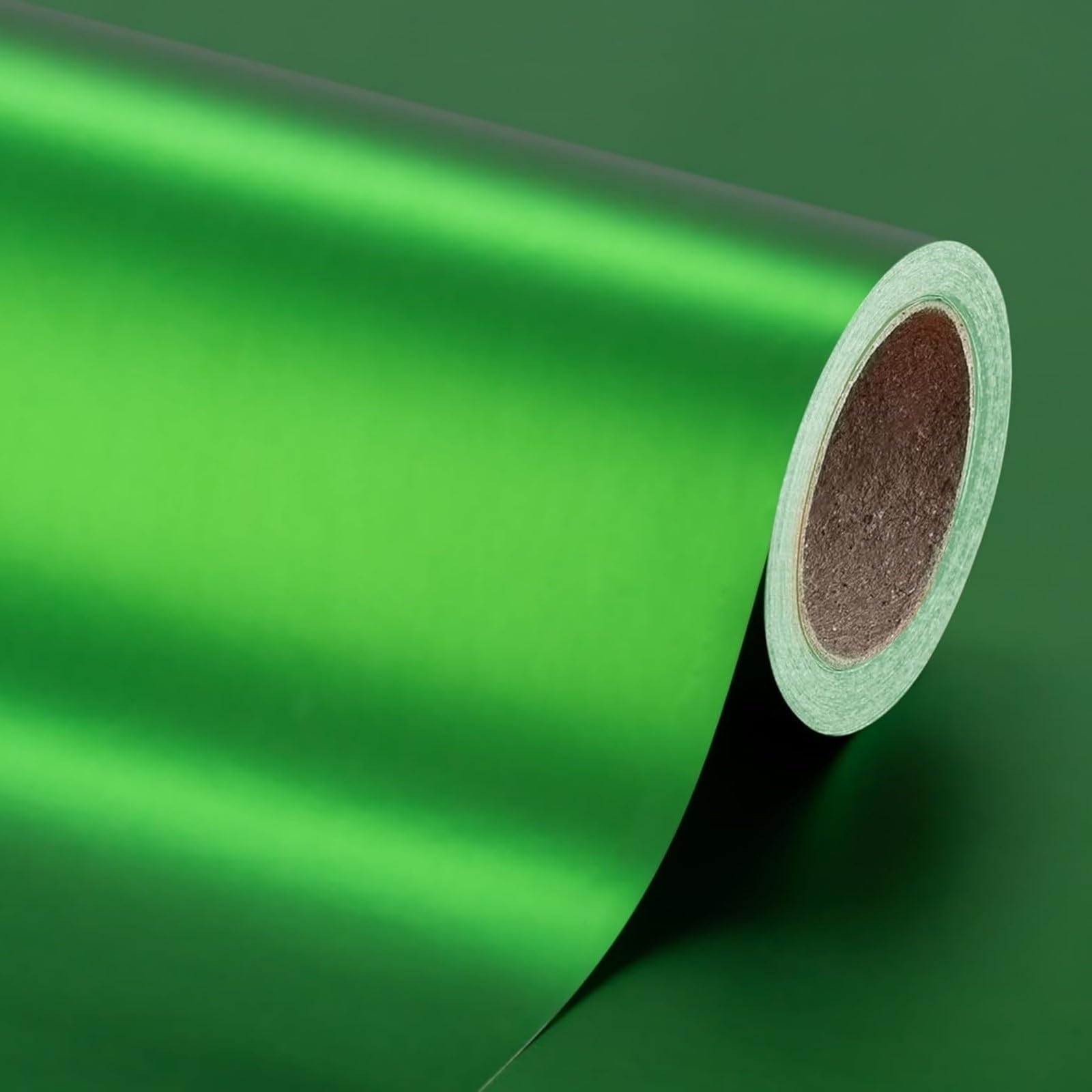 Wikadlik Matte Green Wrapping Paper Roll, 43cm x 10m Solid Color Gift Wrap Paper for Halloween, Christmas, Fathers Day, Birthday, DIY Bouquet