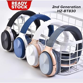 HZ-BT830 Bluetooth Kulak Üstü Kulaklık 5.0, Kablosuz Süper Bass Kulaklık