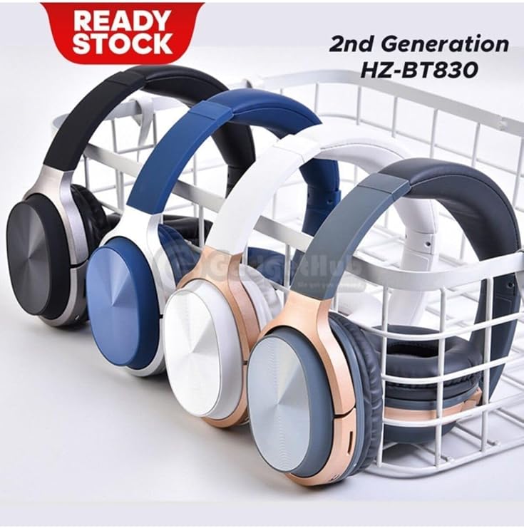 HZ-BT830 Bluetooth Kulak Üstü Kulaklık 5.0, Kablosuz Süper Bass Kulaklık