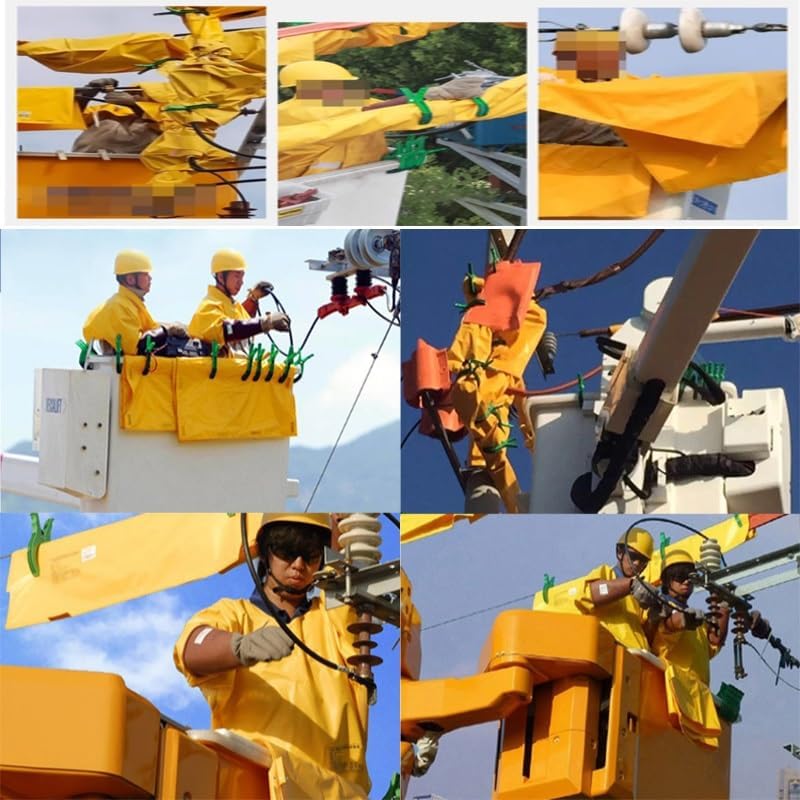 High Voltage Insulating Blanket for Electricians - EVA Resin Telecom Work Protection Cover, Portable Insulation Cloth for Safety and Durability