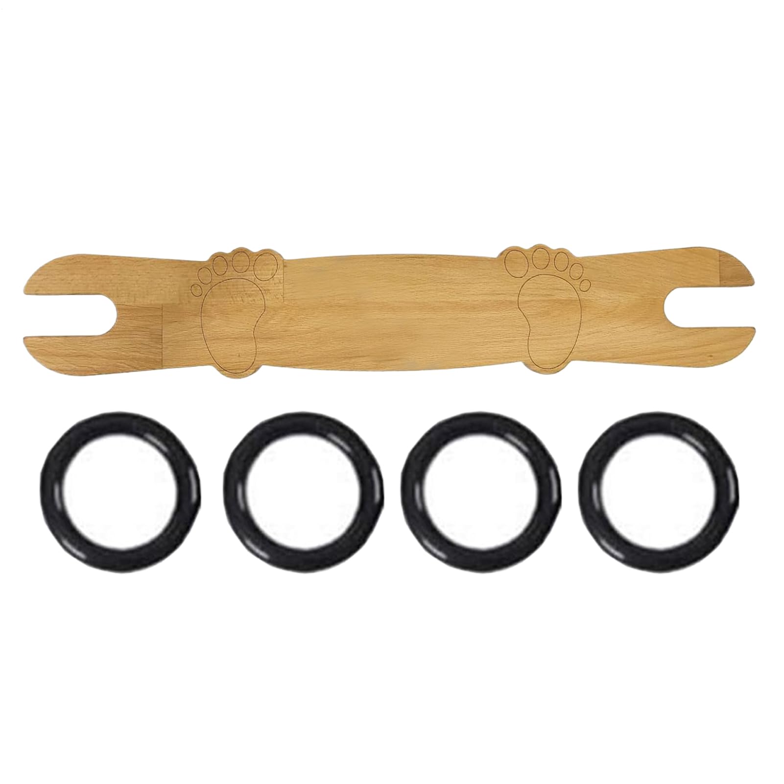 Hochstuhl-Fußstütze, rutschfeste Fußstütze aus Holz, ergonomischer Babybedarf, Kinderzimmermöbel für Kleinkinder, Essen, Essen und Komfort, 50 x 8,2 cm