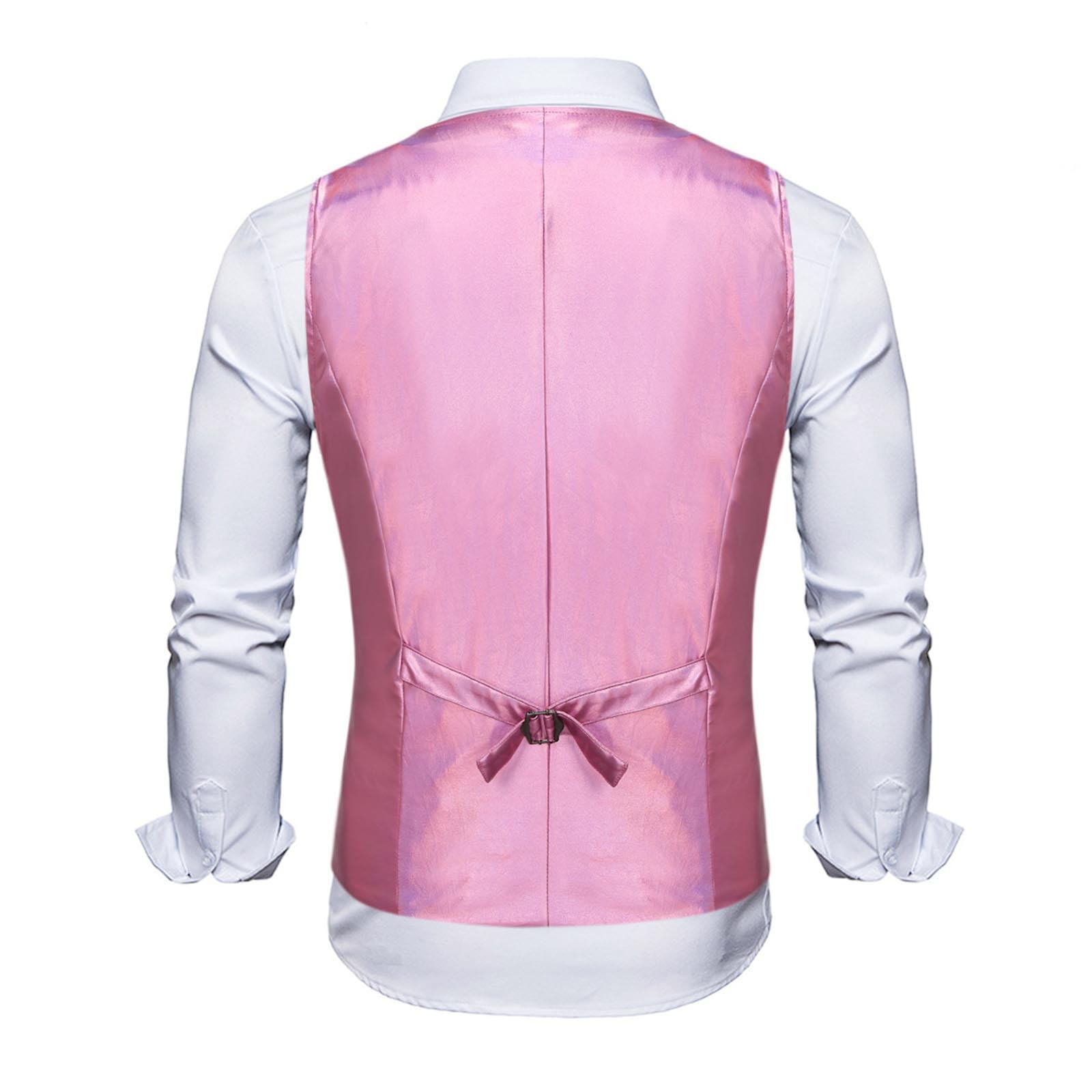 Mens Sequin Tank Tops Sparkly Slim Fit Suit Waistcoat Bow Tie Set Party Wedding Prom Tuxedo Formal Casual Outfits