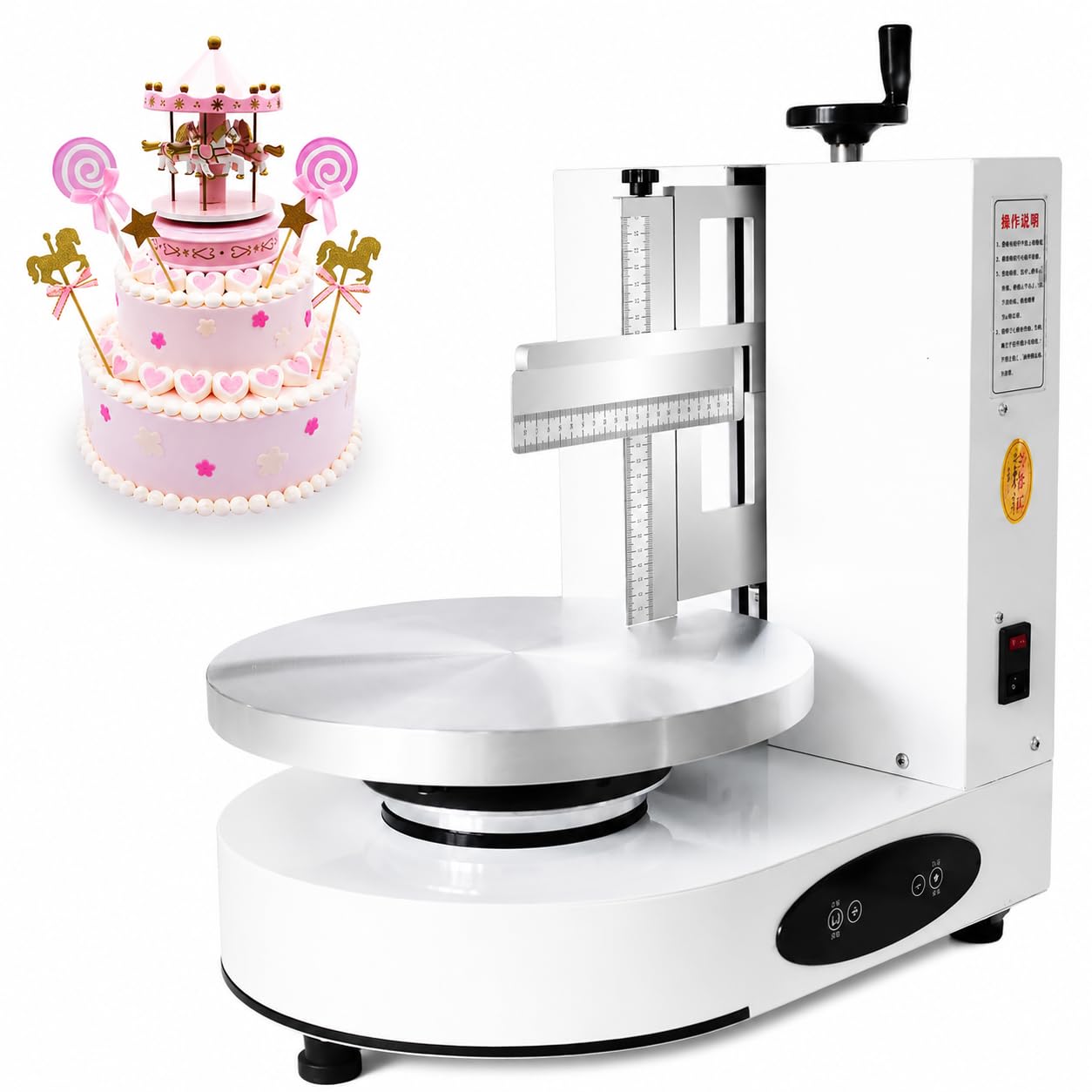 Intelligente Ein-Knopf-Kuchenglasur für Kuchen mit 10-30 cm Durchmesser, glatte Glasur in 30 Sekunden