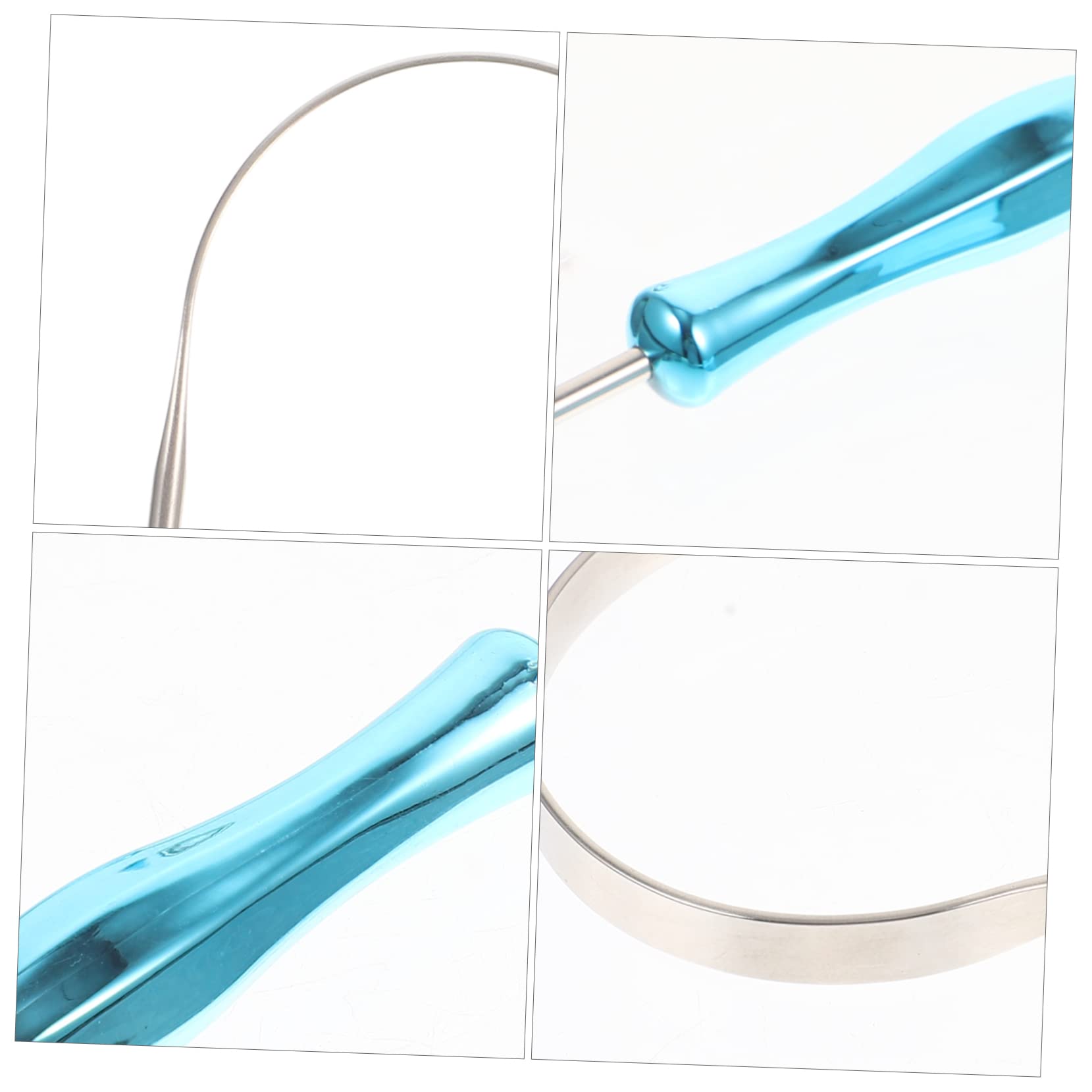 Angoily 10pezzi Raschietti Per Lingua Acciaio Inossidabile U-shaped Strumenti Per Pulizia Linguale Rimozione Alitosi e Igiene Orale Confezione Da Opp