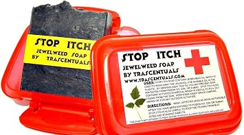 Stop Itch Poison Ivy Soap With Jewelweed Removes Urushiol From Poison Ivy Oak and Sumac Helps With Insect Bites and Stings