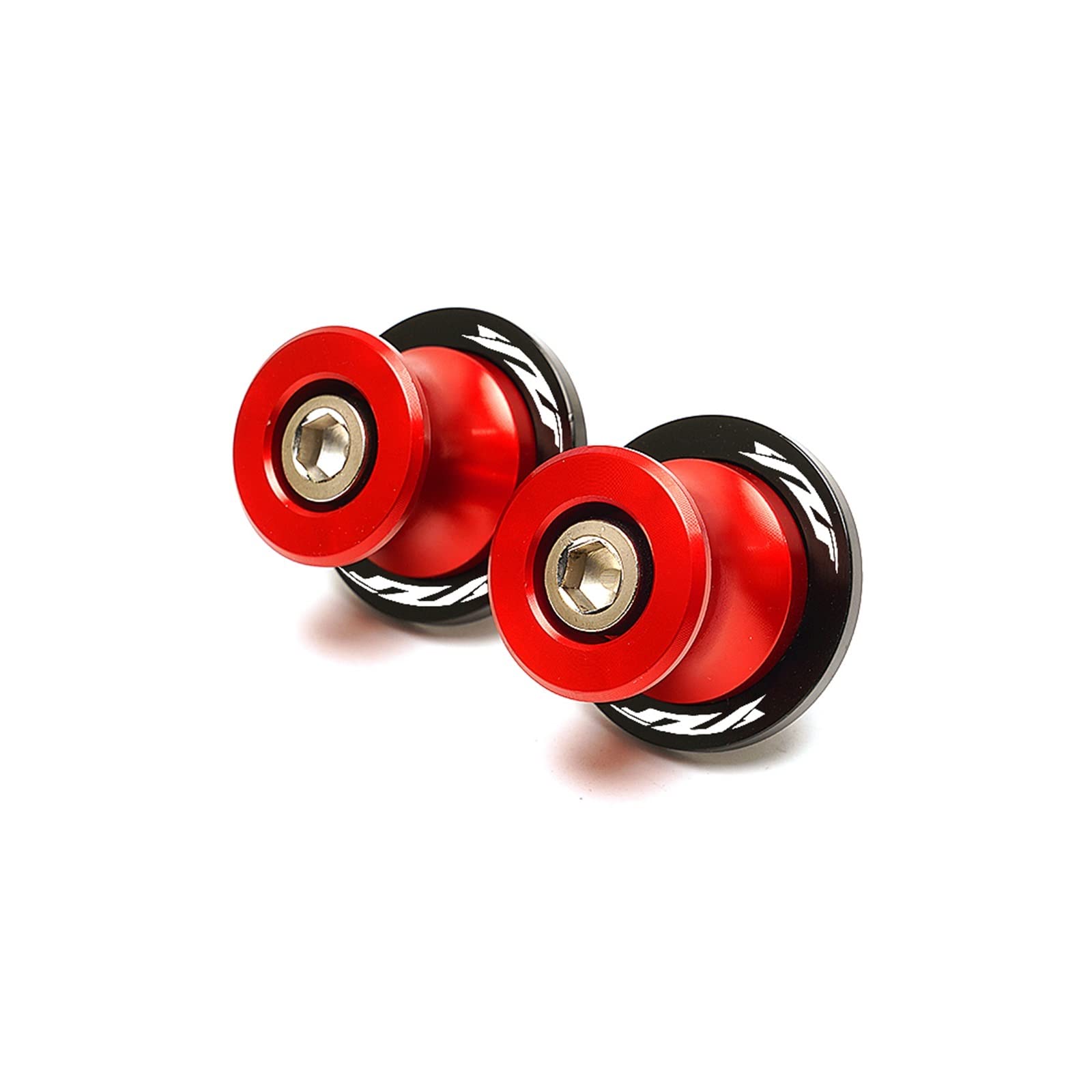 Bobines de bras oscillant 6mm en alu anodisé rouge pour Yamaha YZF R1