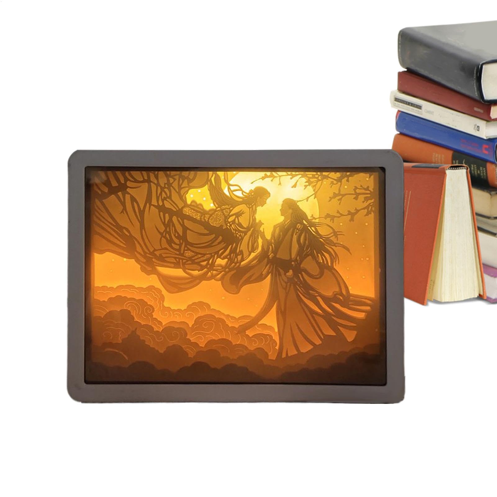 3D -cut Light Box Multifunctional Decoration 3D Layered Paper Cut Art