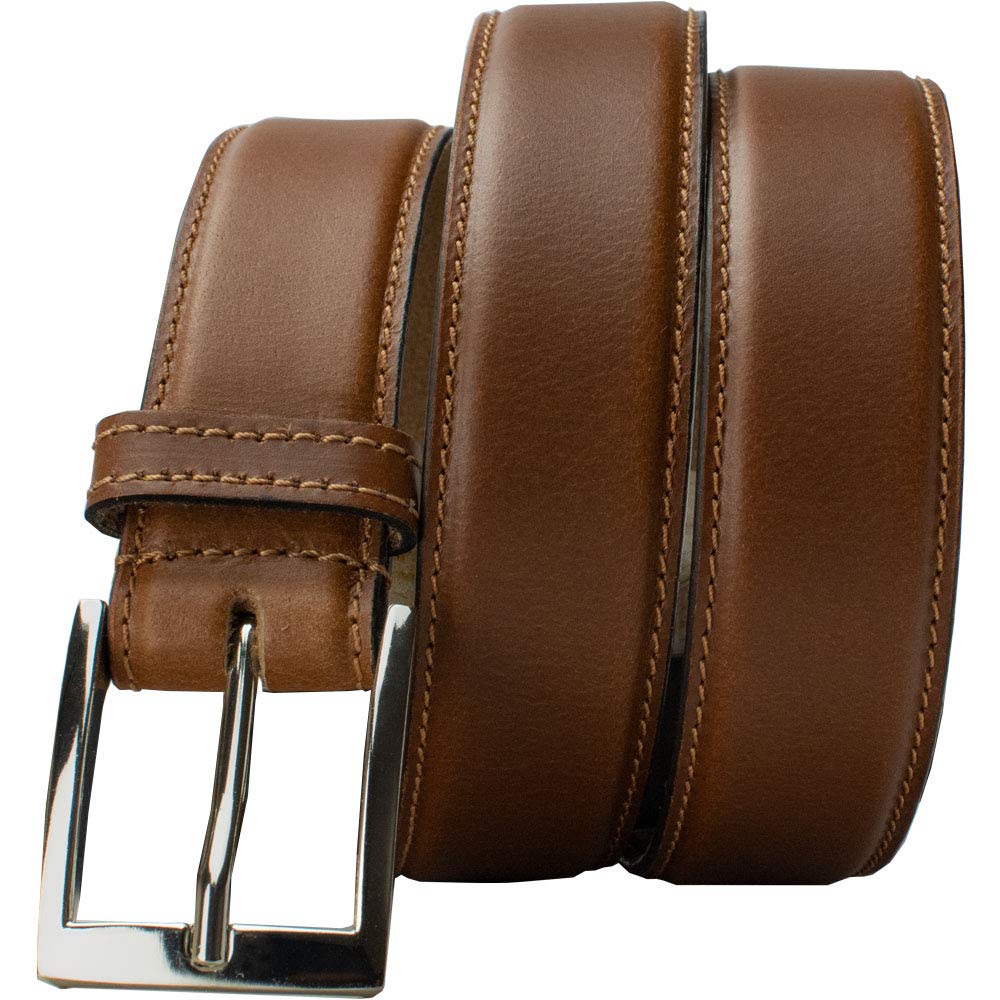 Uptown Belt - Top Grain Leather Belt with Certified Nickel Free Buckle