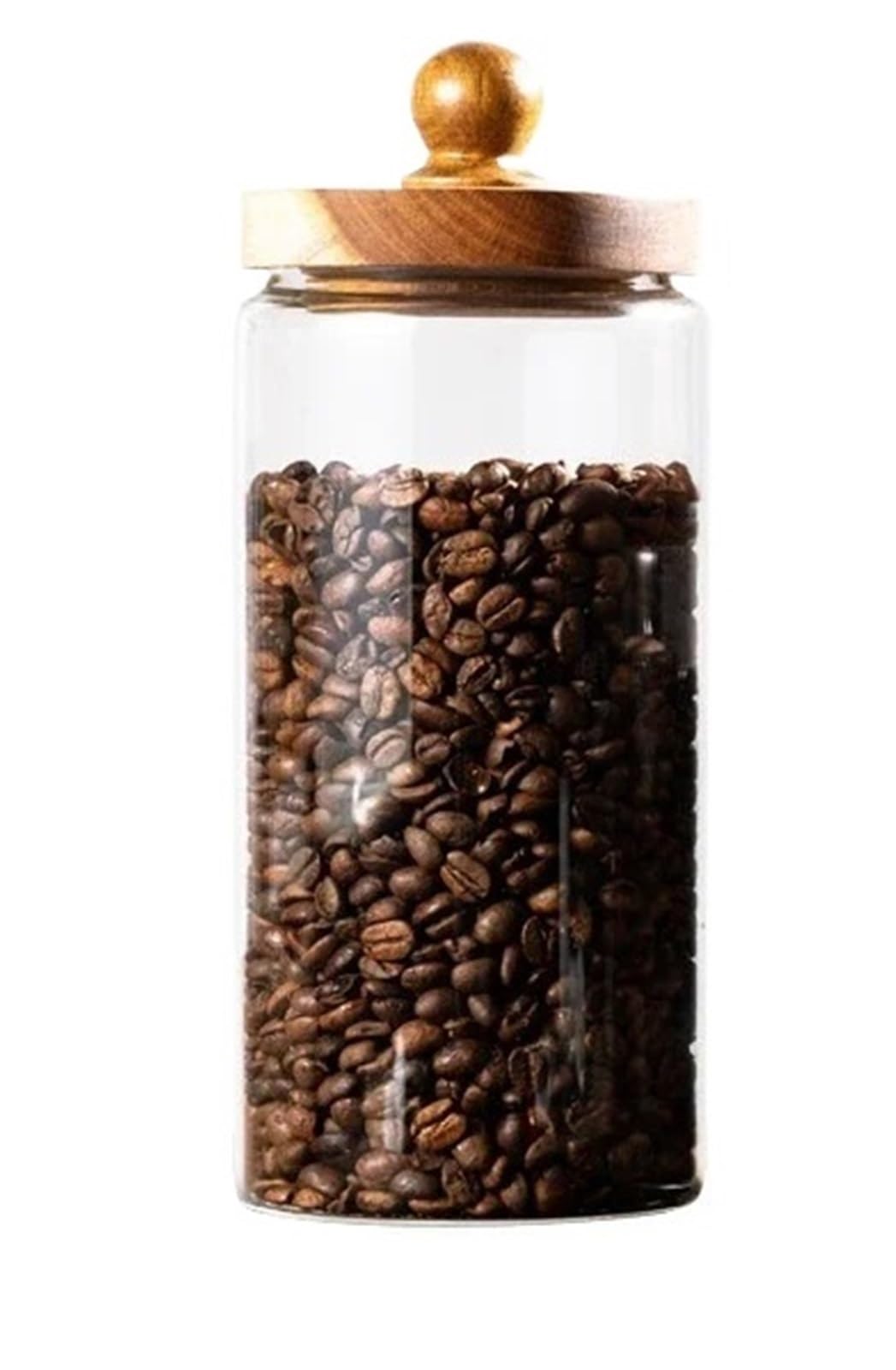 LSNNMU 3pcs Sugar Coffee Tea Dried Fruit Containers Airtight Food Hermetic Pots For Container For Cereals Glass Jar With Lid Storage For Preserving(9.5cm 20cm)