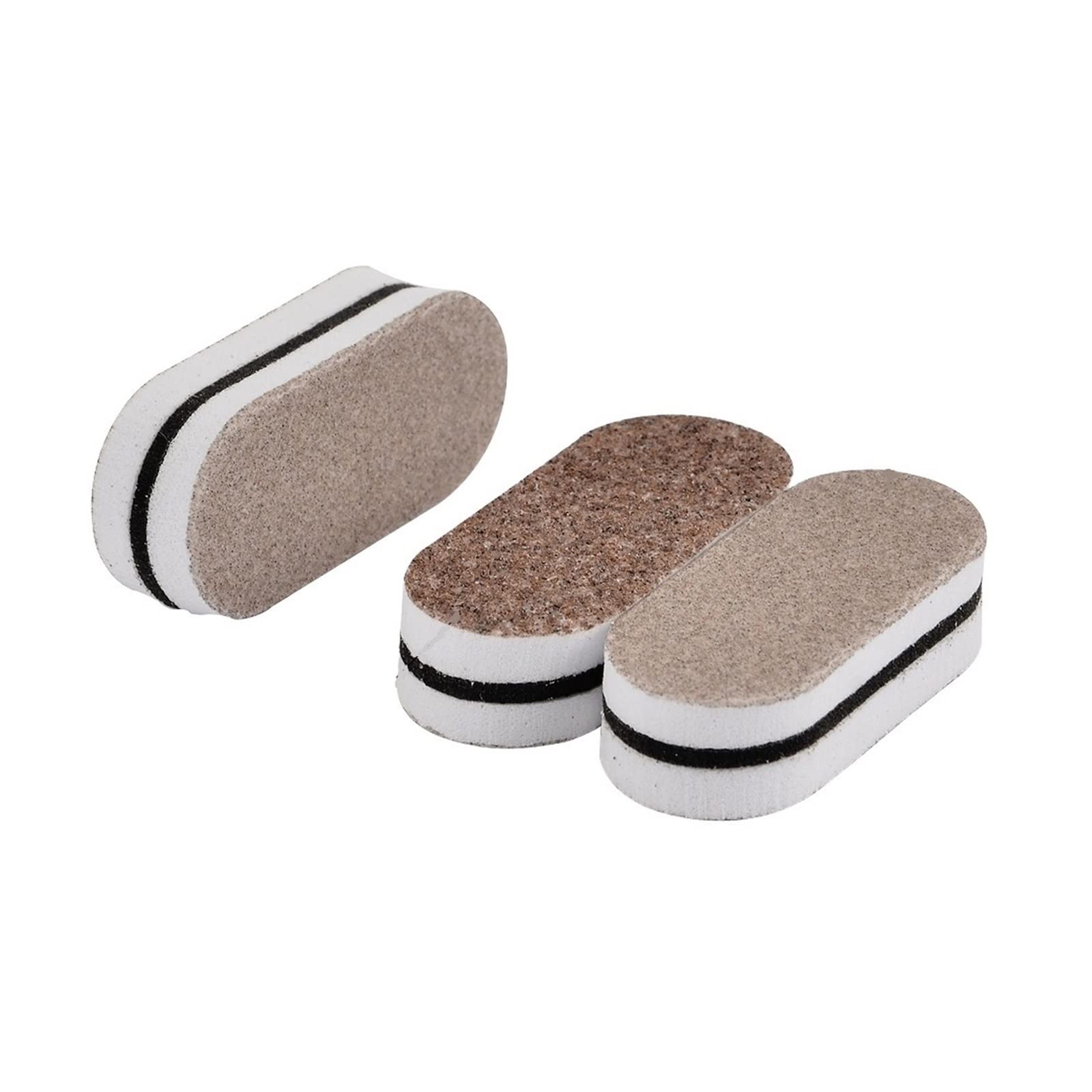TRUSTTWO 100 unids/Lote Mini Esponja Lima de uñas Colorido Lijado Gel pulidor Conjunto Bloque limas de uñas Doble Cara Herramientas de Arte de uñas The 100pcs Brown