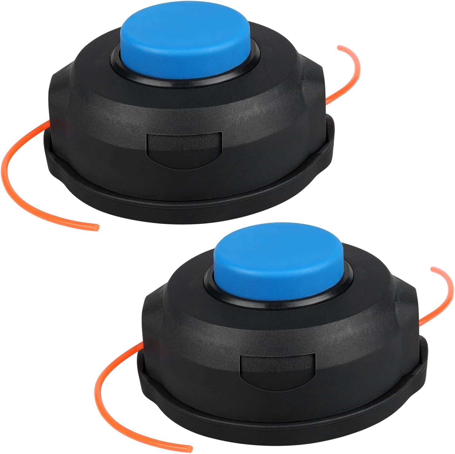 2 Pack 128LD Trimmer Head, T25 Weed Eater Head for Husquvarna Weed Eater, 2PCS 15x6.00-6nhs Lawn Mower Tires and Wheel Assembly