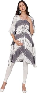 ZELENA Maternity Kaftan Kurta for Pregnancy | Kaftan Maternity Dress | Nursing Breastfeeding Kaftan for Women | Maternity ... Price In India