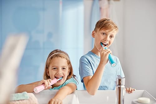 Miniatura 8 de Philips Sonicare Cepillos de dientes eléctricos recargables conectados por Bluetooth para niños de 3 años, interactivos para un mejor cepillado