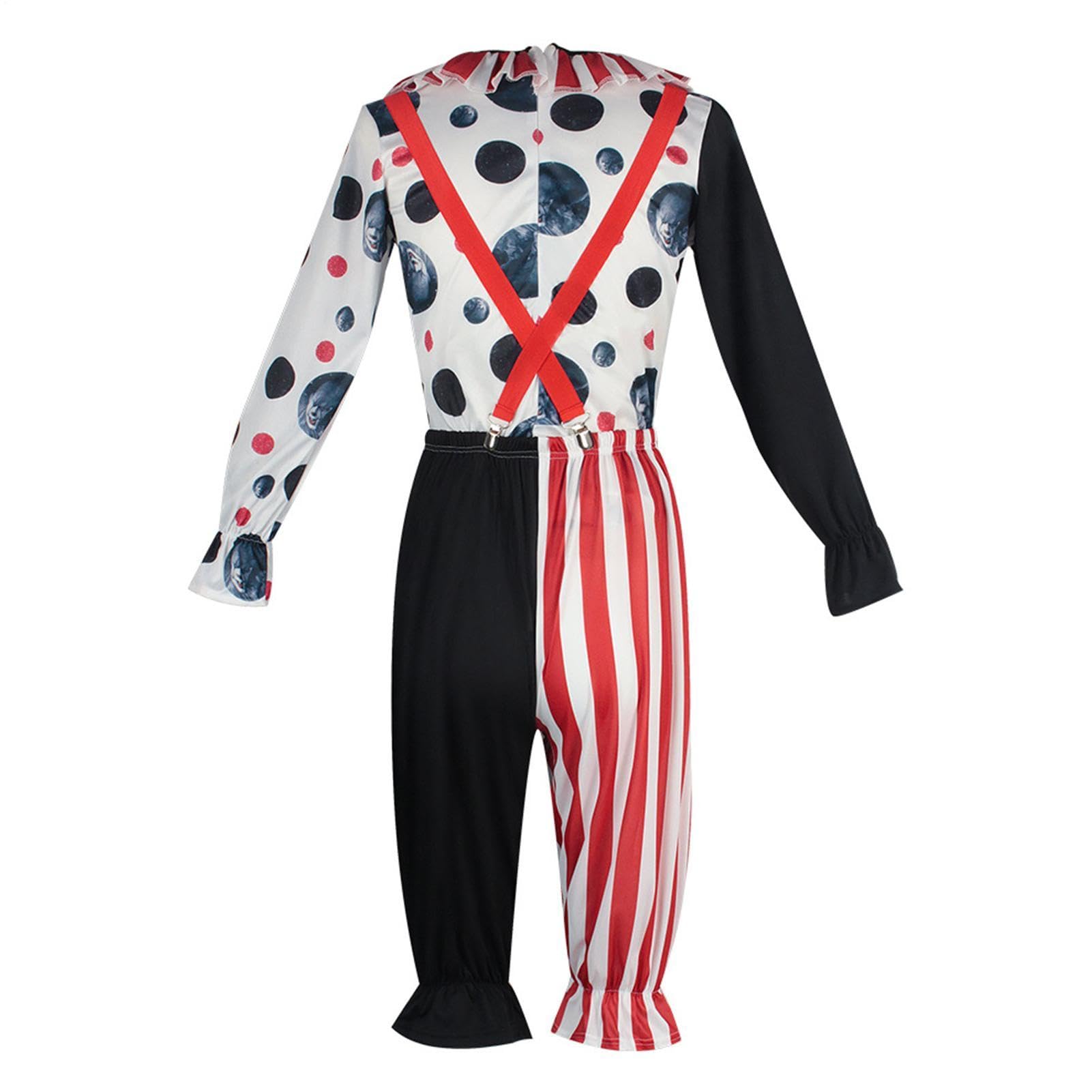 Costume Di Clown Di Clown Divertente E Spaventoso Per Halloween