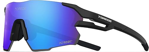TOREGE Z87 - Gafas de sol deportivas para hombre y mujer, protección UV, ideales para ciclismo, pesca, béisbol, correr, golf y hombre de hielo