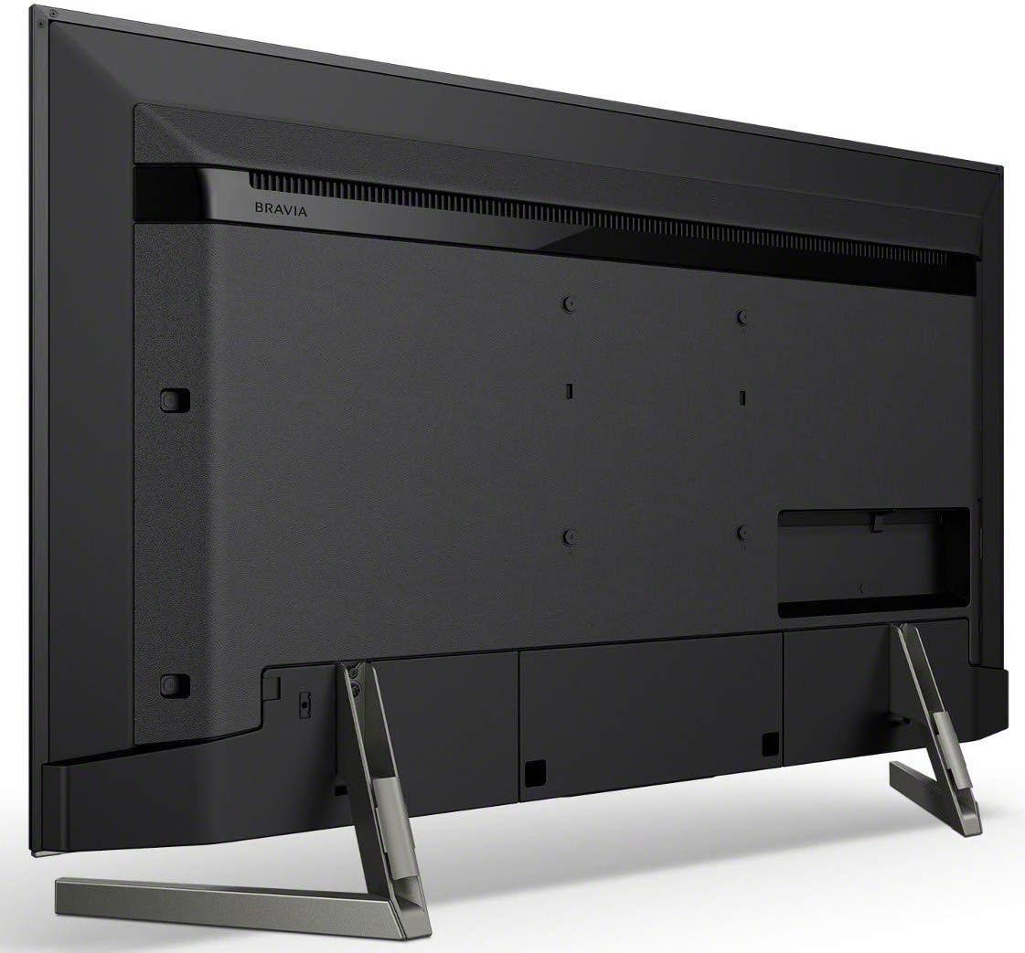 Rear view of the Sony XBR49X900F TV showing input ports