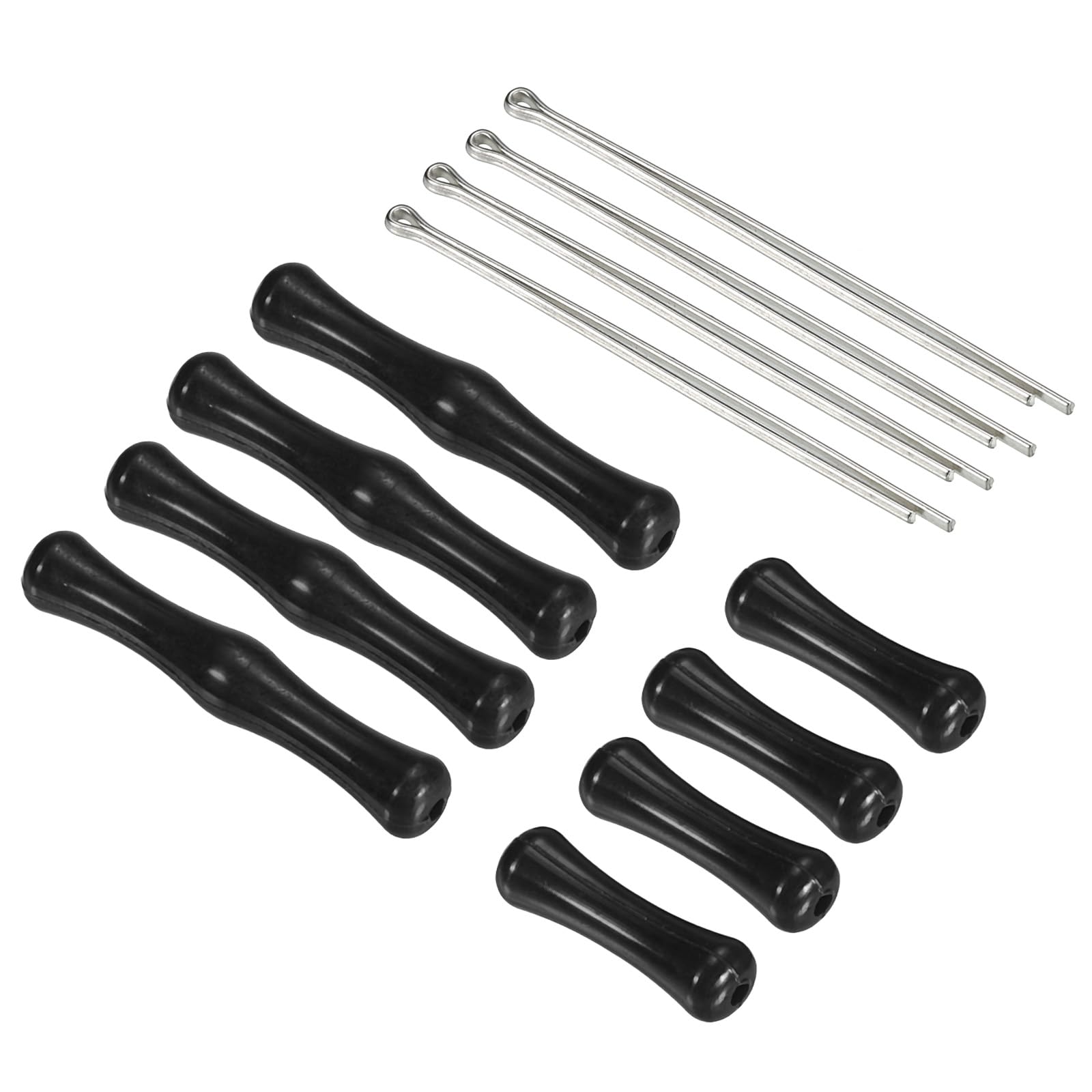 PATIKIL Archery Bowstring Finger Saver 2 Inch/1.2 Inch, 4 Pack Silicone Finger Guard for Adult, Black