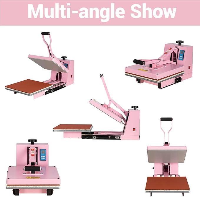 Prensa Térmica 15x15 Control Digital Temperatura Base Deslizante 1400W miniatura 4