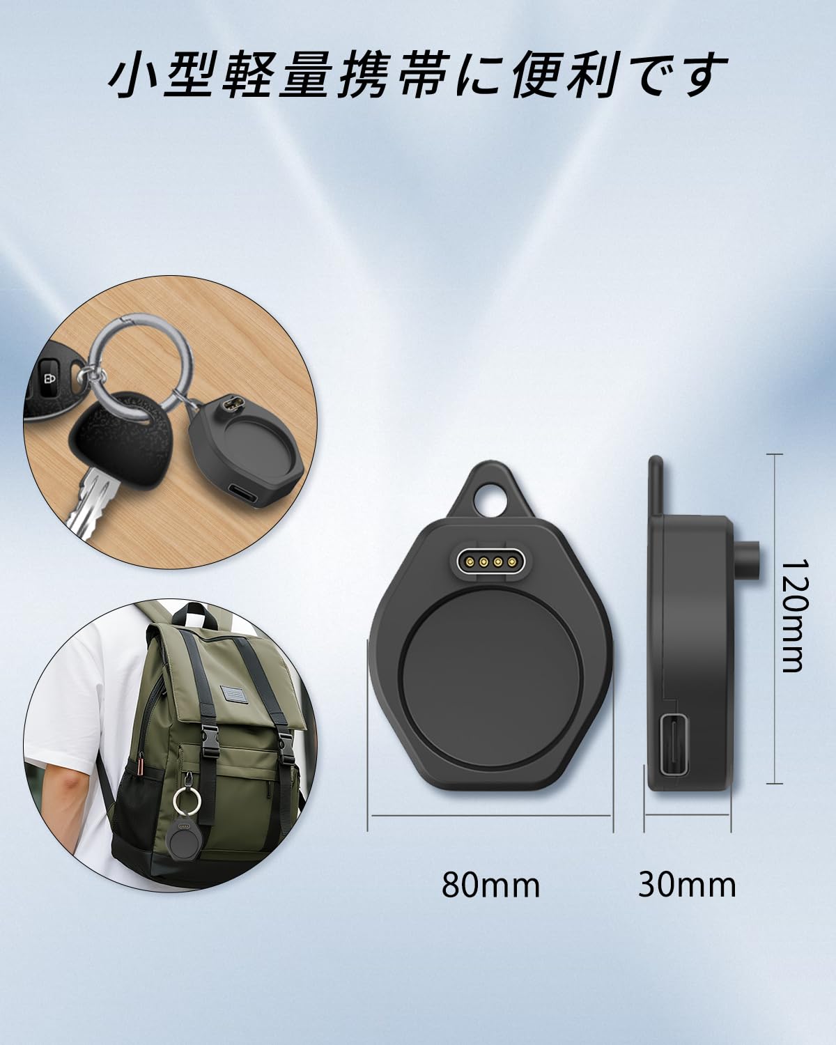 Amazon.co.jp: For 2 in 1 Garmin スマートウォッチ 充電スタンド 充電 
