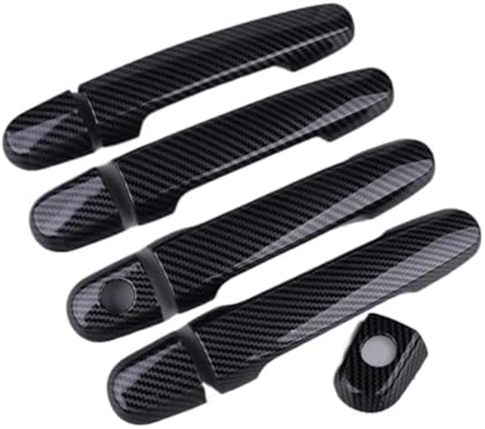 ZAPYVET Exterior Door Handle Cover Door Handle Cover Trim Molding Kit, for Toyota, Yaris Sedan Hatchback 2007 2008 2009 2010 2011