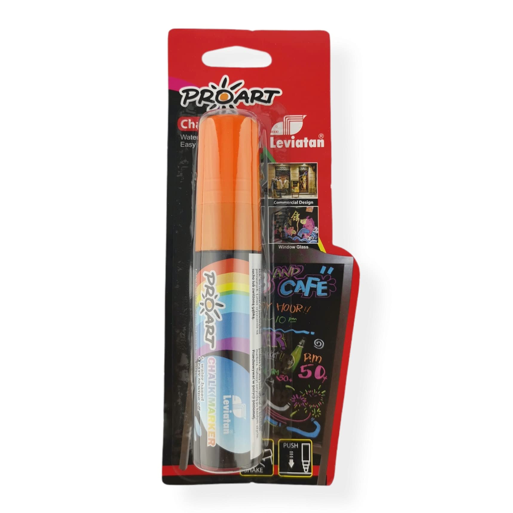 LEVIATAN Washable Blackboard Marker, Colour: orange - Image 2