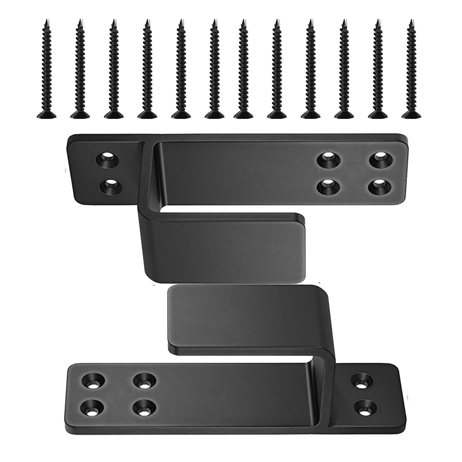 Barre de sécurité pour abri de jardin | Support en U en acier | Barre de sécurité robuste pour abri de jardin, barre de porte antivol pour porte d'abri de jardin, 5 x 10 cm, dispositif de sécurité