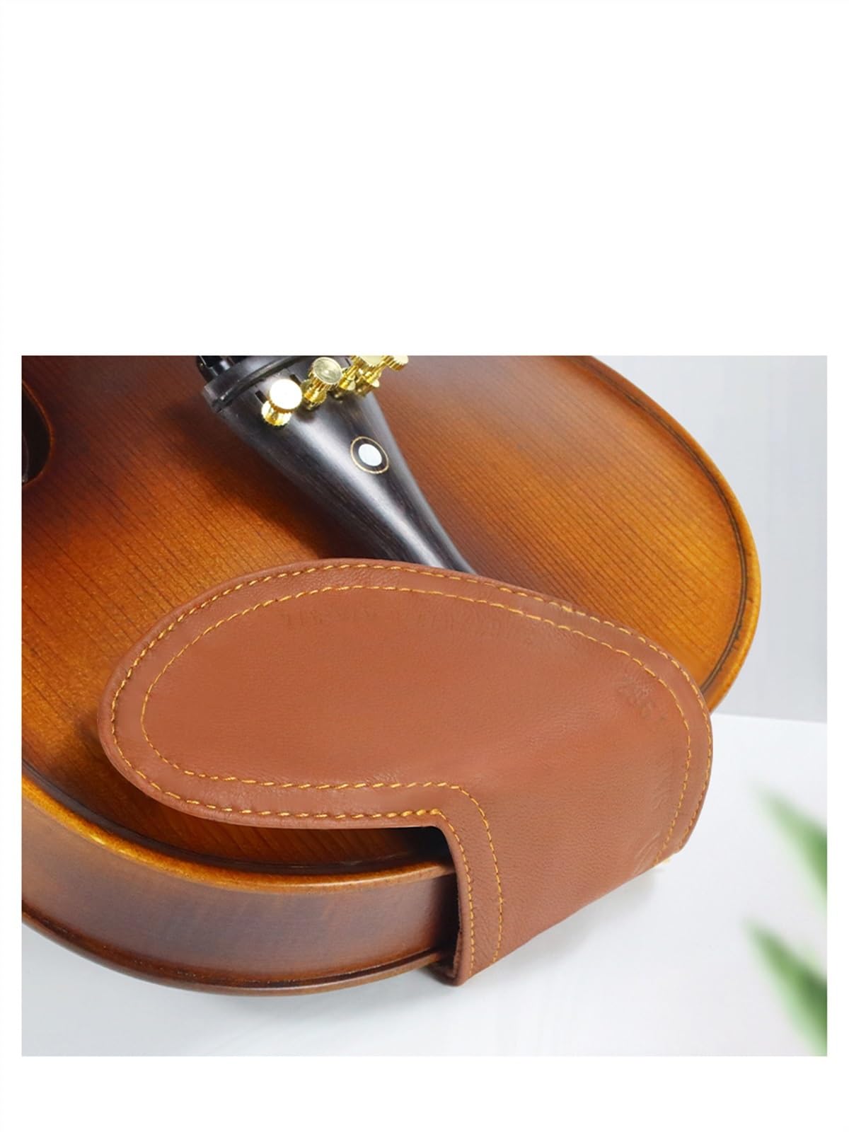 Mentoniera Pelle di pecora Violino Spalliera Accessori Software Rest pezzi di ricambio per violino (Size : 3/4 4/4)