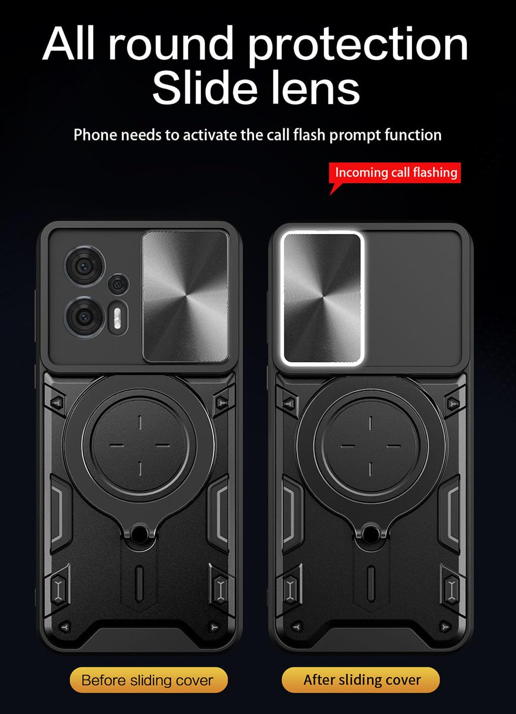 SEAHAI Case For Motorola Moto G13 / Moto G23 / Moto G53 5G