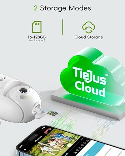 Miniatura 10 de Cámara de seguridad 5G2.4G para exteriores, grabación 247 con cable para seguridad del hogar, alimentación enchufable, PTZ de 360, seguimiento