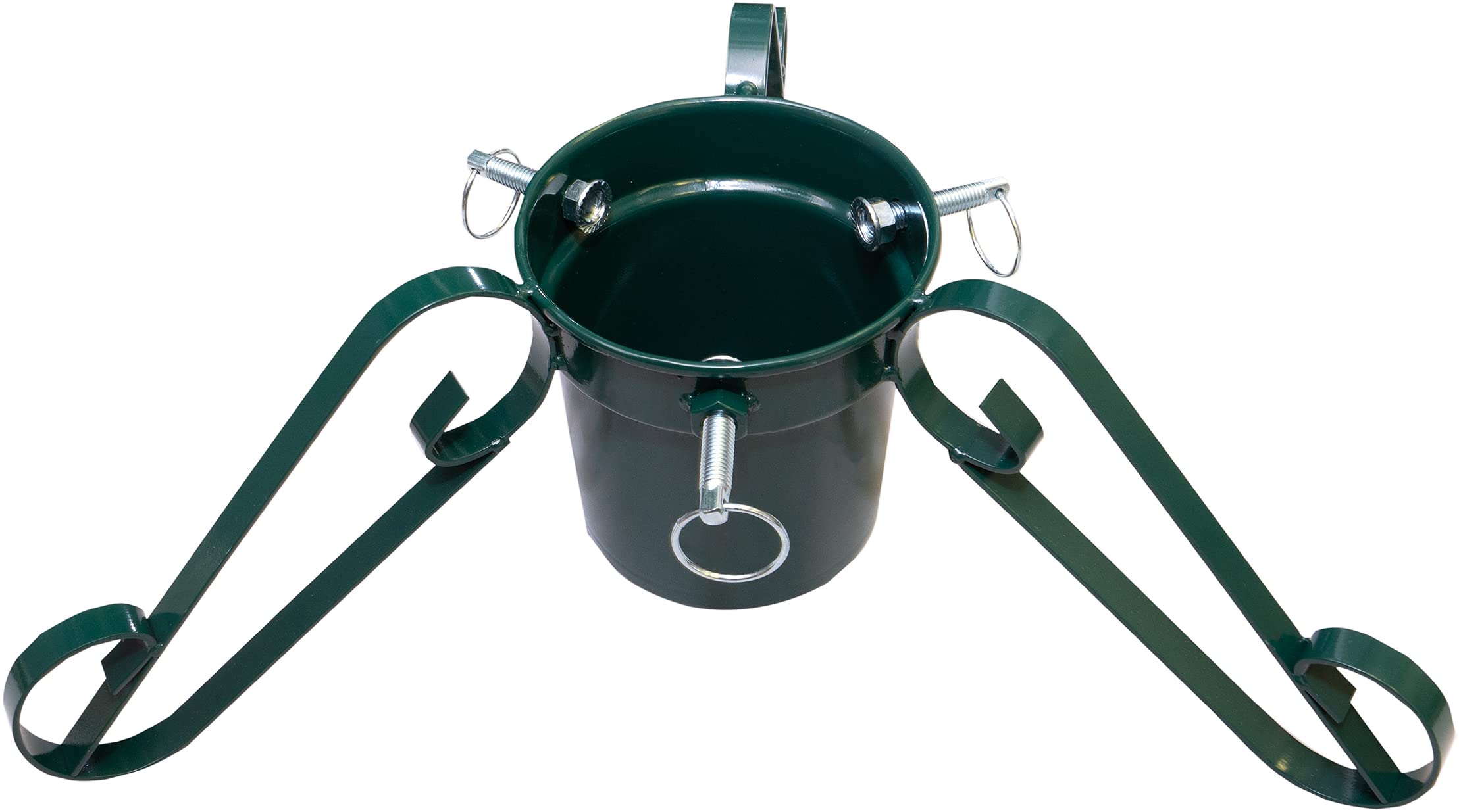 St Helens Metal Christmas Tree Stand - 20 x 55cm - Green