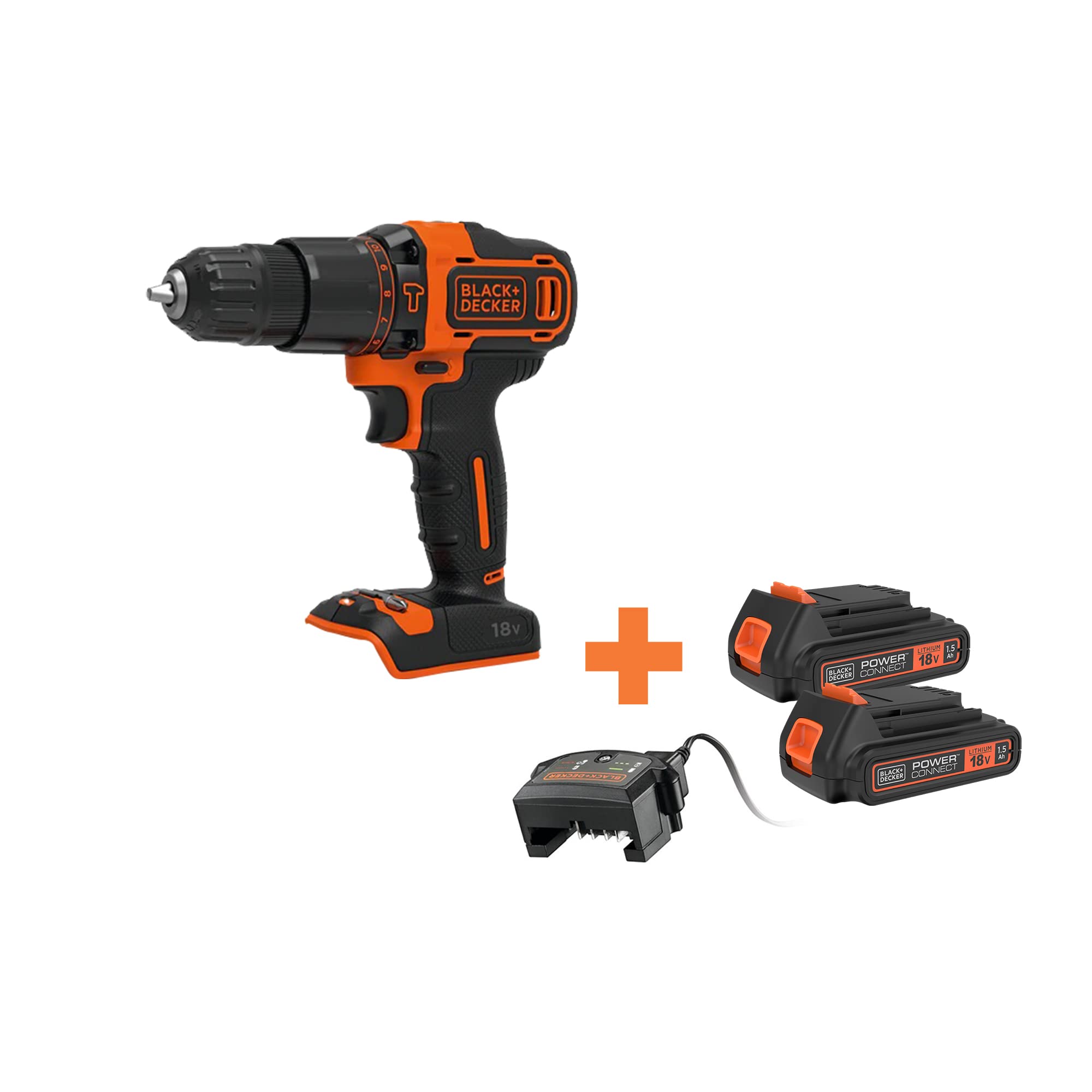 BLACK+DECKER 18V Lithium-Ion 2-Speed 